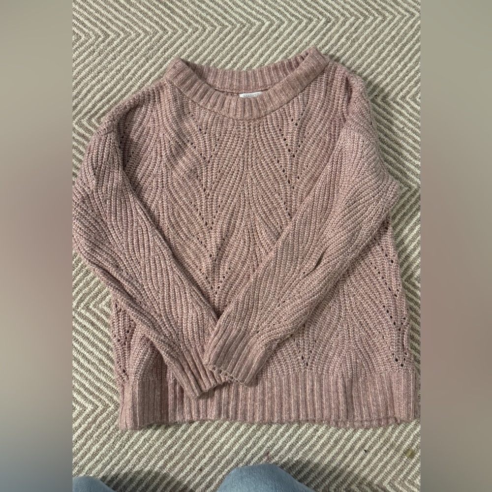 Market & Spruce Mauve Knit Sweater